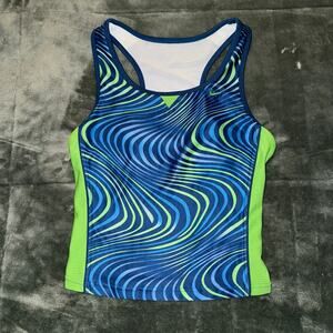 Nike Activewear Tank Top w/ Built in Sports Bra Women's Small Retro NO SIZE TAG